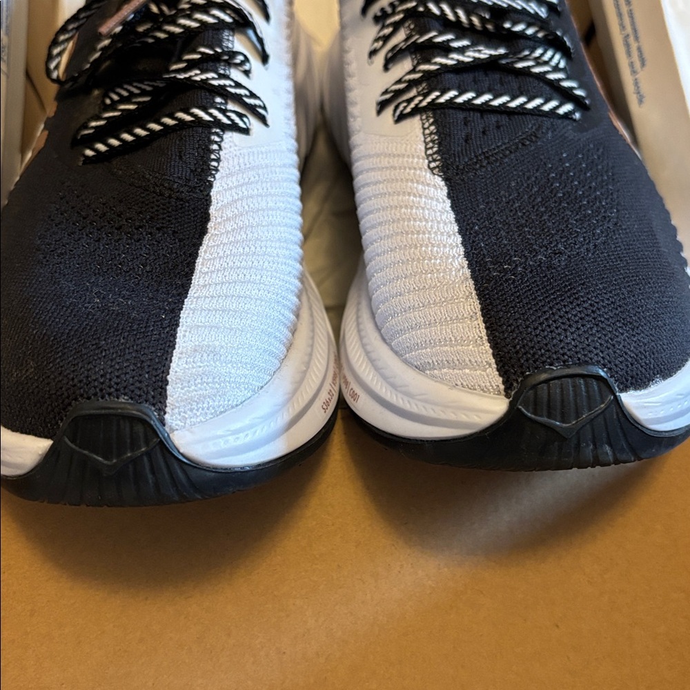 Hoka Black and White Running Shoes - Picture 12 of 12